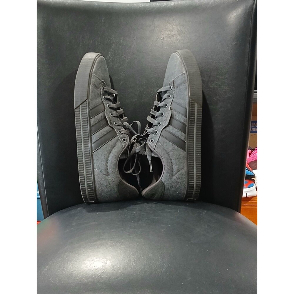 Adidas Daily 3.0 Grey Black/Grey Sneakers. GY5482. Men Size 10. Pre-Loved. - Picture 6 of 7